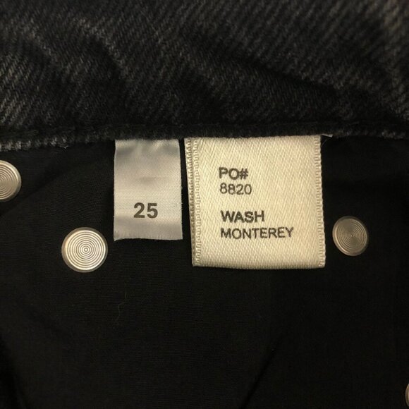 Reformation Julia Cigarette High Rise Jeans Size 25 Monterey Wash - Picture 6 of 7